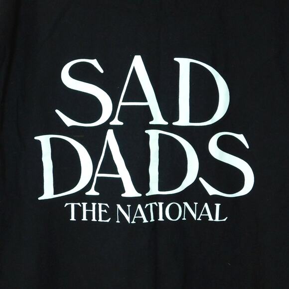 The National Sad Dads Hoodie Size XL Full Zip Tour Merch Black Double Sided - Picture 5 of 5